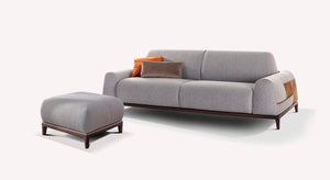 DARREN sofa and pouf set