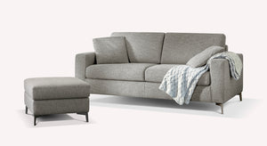 LISBONA sofa and pouf set