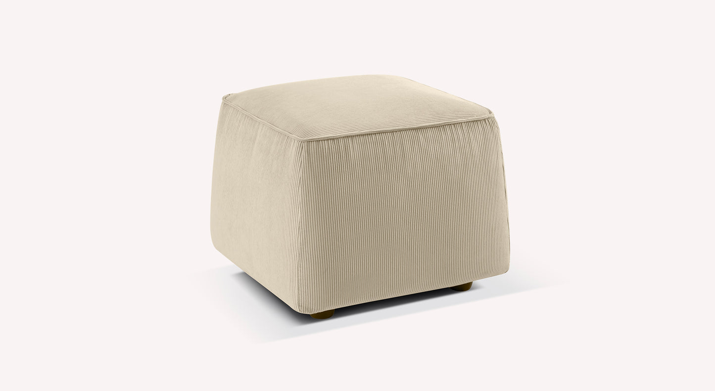 ONYX Teatro Sand sofa and pouf set