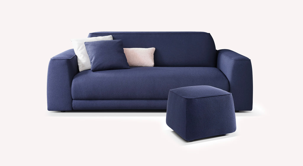 ONYX sofa and pouf set