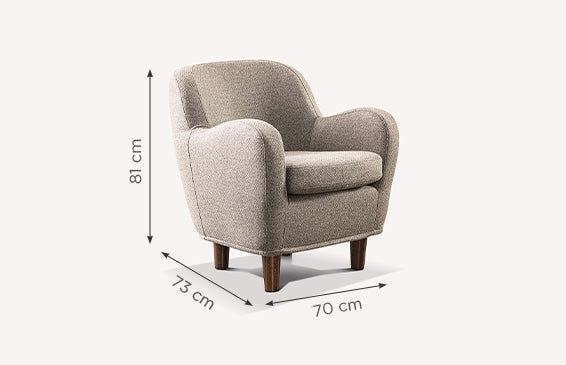 BOWA Matt Velvet Horizon Armchair-1