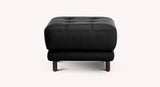 Pouf CLARK Cuir Sidney Noir Default Title