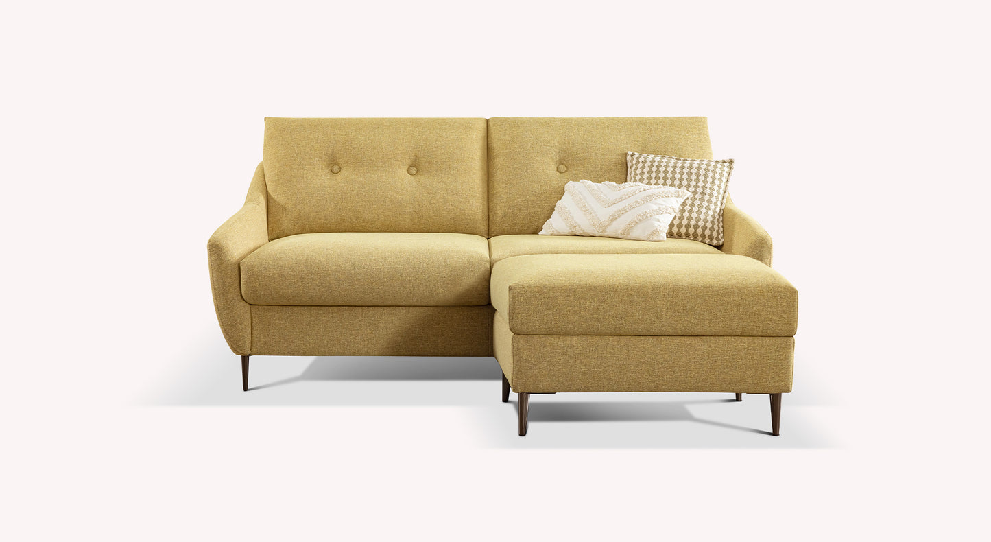 LAYNE sofa and pouf set