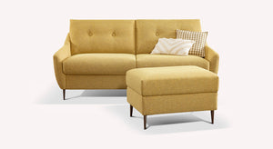 LAYNE sofa and pouf set