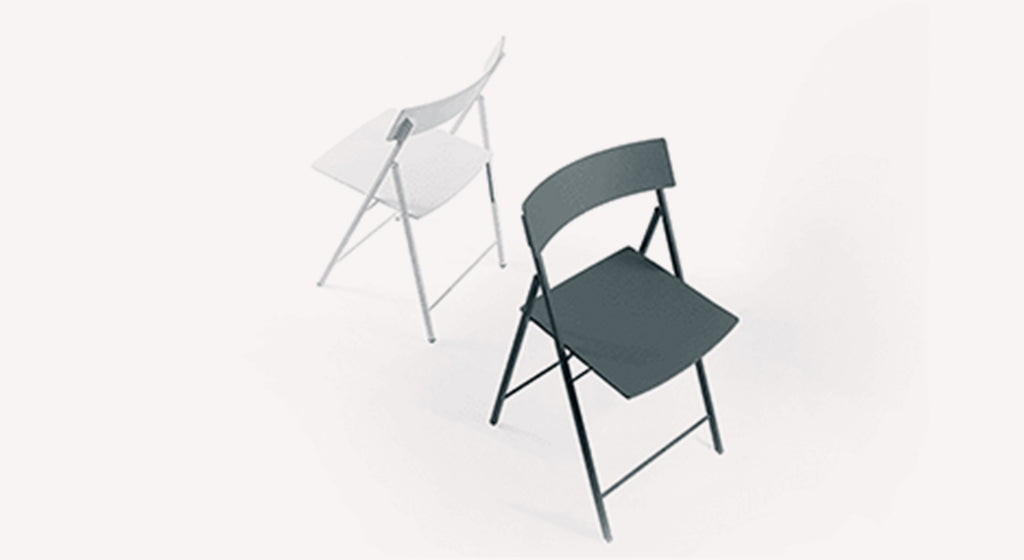 PIPER Chair Plastic Slate Gray