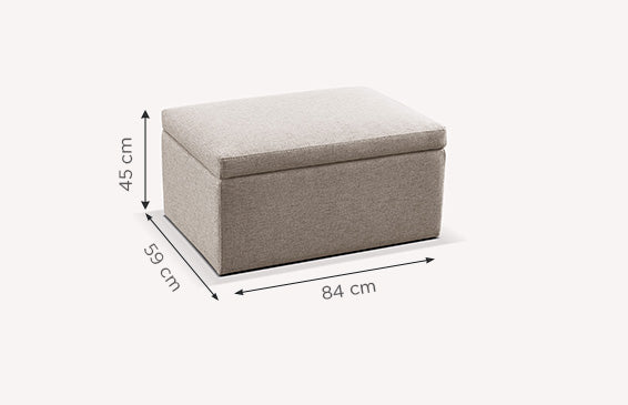 Pouf VIENNA Seal Mastic-1