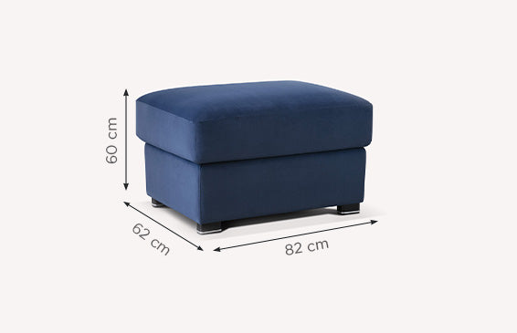 Pouf Box DIVANA Matt Velvet Ocean-1