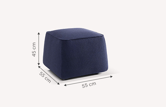 ONYX Bentley Agate Pouf-1