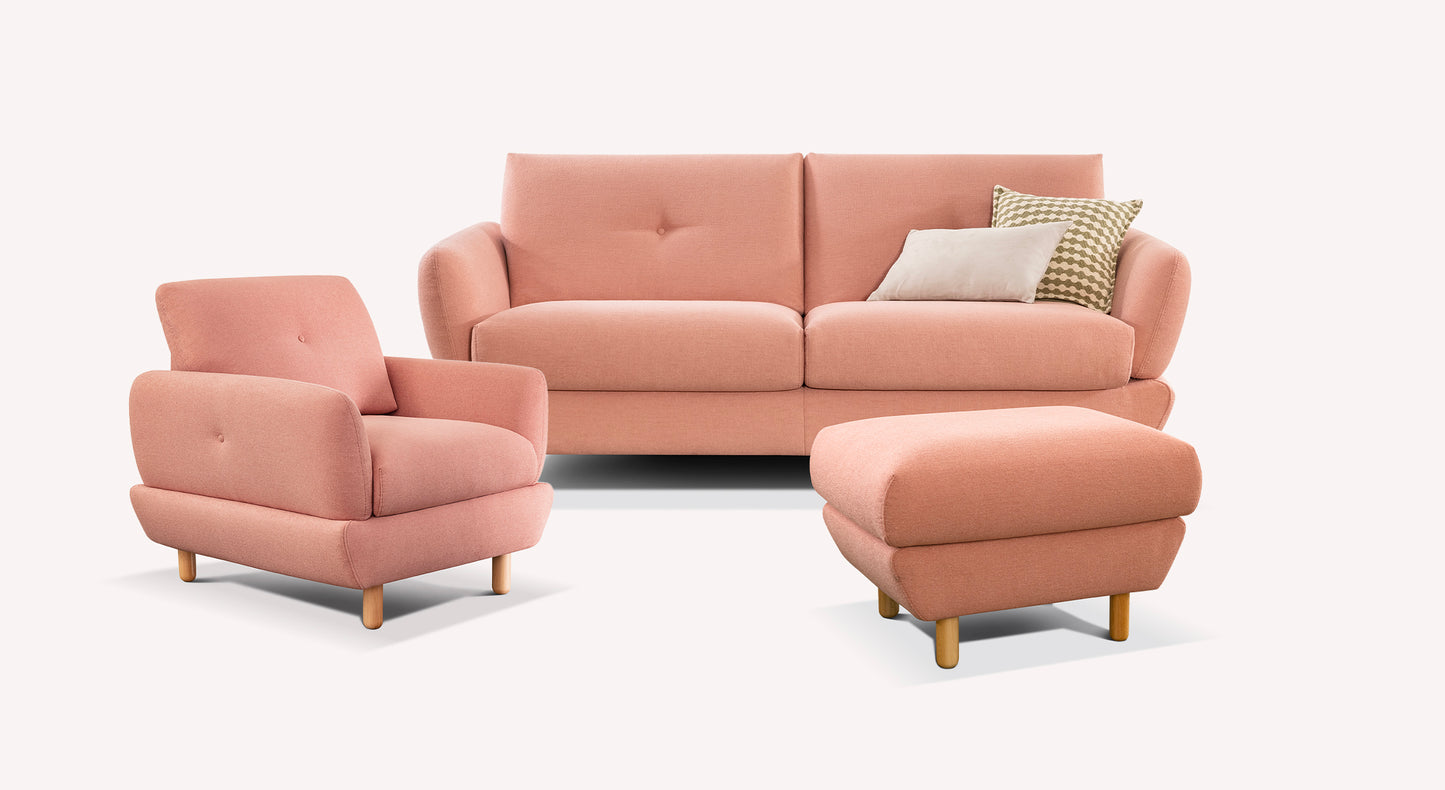 FINN sofa armchair and pouf set