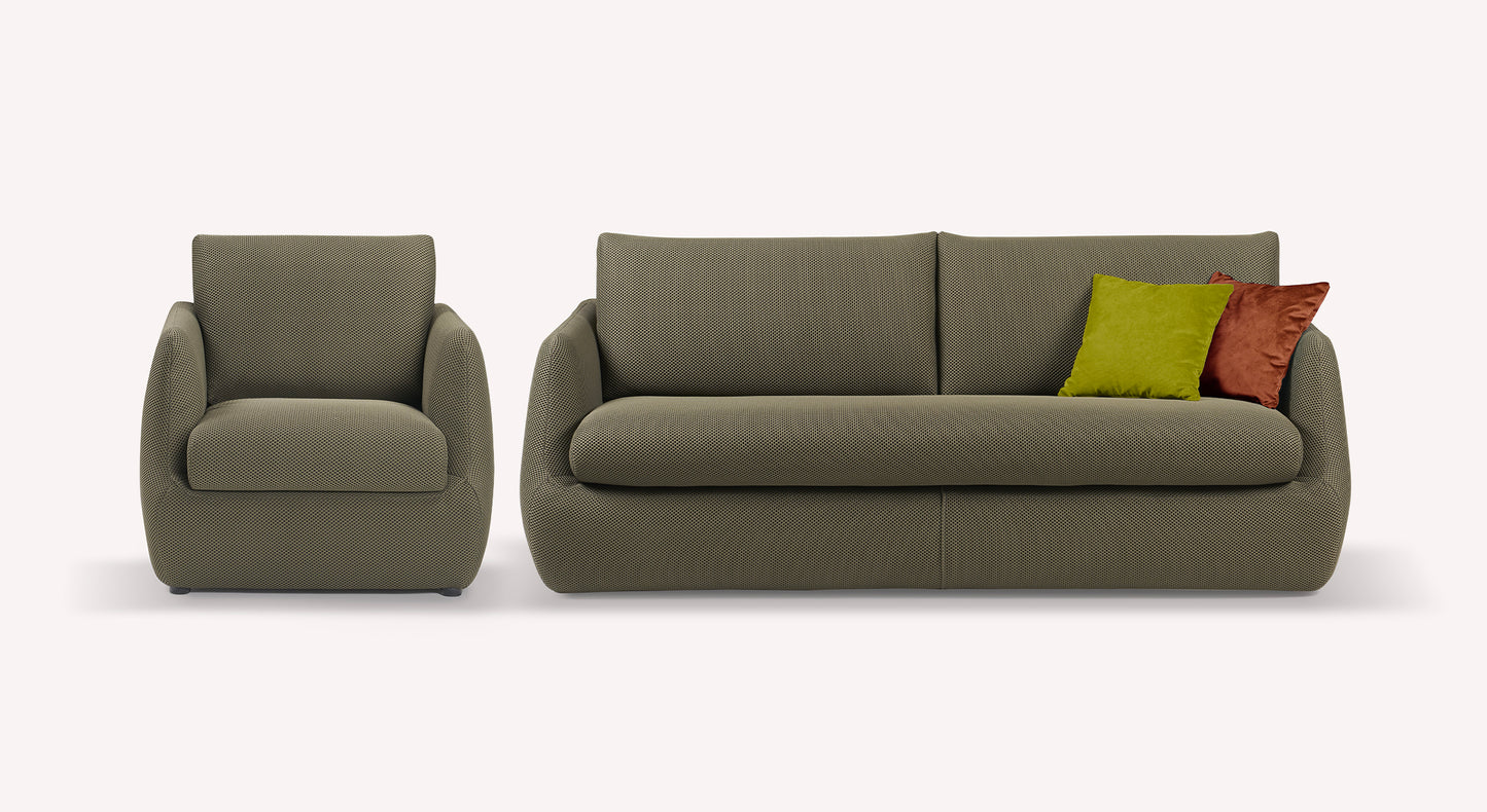 LUZ sofa and armchair set