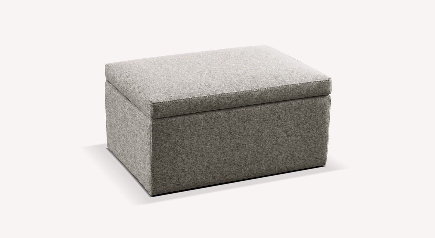 Pouf Box VIENNA Joint Pewter